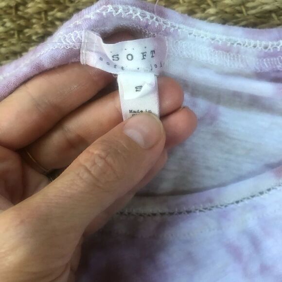 Soft Joie tie dye 3/4 sleeves shirt - Picture 5 of 6